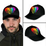 Pride Baseball Cap, We Are All Human LGBT All Over Printed Baseball Cap Hat, Pride Accessories Hat