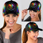 Pride Baseball Cap, We Are All Human LGBT All Over Printed Baseball Cap Hat, Pride Accessories Hat