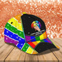 Pride Baseball Cap, We Are All Human LGBT All Over Printed Baseball Cap Hat, Pride Accessories Hat