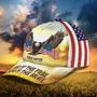 Custom Eagle USA Flag Cap, USA Land Of The Free, Home Of The Brave Hat for Man Hat