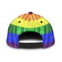 Custom Name Colorful Heart Pride Cap For Couple Gay Man, Be Strong Lgbt Printing Baseball Cap Hat