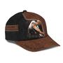 Custom With Name Concrete Finisher Us Leather Cover Baseball Cap Hat, Gift To Concreter Man, Concrete Cap Hat