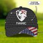 Custom With Name Full Print Baseball Golf Cap, Golfing Classic Hat For Men, Birthday Gift To Golf Lovers Hat