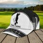 Custom With Name Full Print Baseball Golf Cap, Golfing Classic Hat For Men, Birthday Gift To Golf Lovers Hat