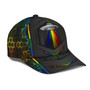 LGBT Cap, Beautiful Lgbt Rainbow Heart Polygon Printing Baseball Cap Hat, Pride Accessories Hat