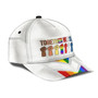 LGBT Cap, Beautiful Lgbt Rainbow Heart Polygon Printing Baseball Cap Hat, Pride Accessories Hat