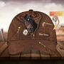 Customized Brown Horse Cap, Baseball Cap Brown Horse Hat for Man Hat