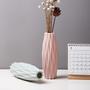 Blush Plastic Vase, Nordic Home Living Room Decoration, Flower Arrangement Decor