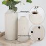 Distressed Decorative Vases Cream White Vases Set Of 2 Living Room Modern Farmhouse Home Decor 