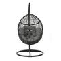 Wicker Rattan Hanging Wicker Basket Chair Hammock Hanging Egg Swing Chair Porch With Stand Boho Home Decor
