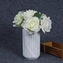 Pleated Ceramic Flower Vase, Home Decoration, Table Centerpieces Vase, Ideal Gifts for Friends and Family