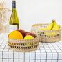 Sedge Baskets For Kitchen And Bathroom Home Decoration Set Of 3