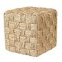 Wicker Chair Natural Seagrass Stool Woven Wicker Chair Farmhouse Decoration