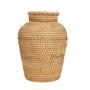 Wicker Vase Rustic Handmade Woven Plant Flower Vase Boho Home Decor