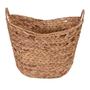 Wicker Hyacinth Basket With Handles Basket Seagrass Waste Basket Boho Farmhouse Home Decor