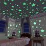 100pcsglowing Star 3d Stars Stickers Room Decoration Glow Shine In The Dark Luminous On Wall Glowing Star Stickers For K