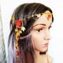 Autumn Fairy Headdress, Autumn Headpiece, Autumn Leaves And Butterflies Headdress, Fairy Wedding Crown