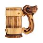 Beer Stein, Wooden Beer Mug Ram, Viking Mug, German Style Mug, Nord Mug
