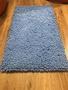 Handmade Blue Carpet, Carpet For Bath, Bathroom Carpet, Alize Carpet, Blue Rug For Living Room, Bathroom Rug, Non Slip