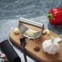 New Stainless Steel Garlic Press