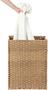 Natural Jute Seagrass Laundry Basket With Lid Large Seagrass Lidded Basket Removable Liner