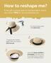 Mixed Beige Khaki Large Straw Hat Womens Travel Foldable Brim Summer Beach UV Protection Hat