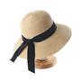 Mixed Beige Khaki Large Straw Hat Womens Travel Foldable Brim Summer Beach UV Protection Hat