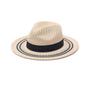 Natural Straw Hat Sun Straw Fedora Beach Hat Fine Braid UPF50+ for Unisex