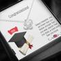 Graduation Gift - Love Knot Necklace -Always Remember- Congratulations