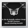 Be Like The Butterfly - Love Knot Necklace