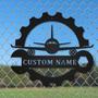 Personalized Aircraft Mechanic Metal Sign, Custom Name, Aircraft Mechanic Metal Sign, Aircraft Mechanic, Custom Job Metal Sign