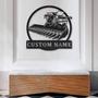 Personalized Harvester Farm Tractor Metal Sign, Custom Name, Harvester Farm Tractor, Custom Job Metal Sign