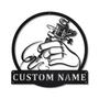 Personalized Tattoo Artist Metal Sign, Custom Name, Tattoo Artist Monogram Metal Sign, Tattoo Artist Gifts, Custom Job Metal Sign