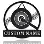 Personalized Gong Metal Sign, Custom Name, Gong Metal Sign, Instrument Gift Decoration, Custom Music Metal Sign