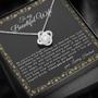 Gift For Wife | No Word In The English Vocabulary | Love Knot Necklace
