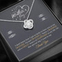 Grateful, Blessed To Have You As My Mother - Love Knot Necklace