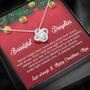 I Will Always Be There With You In Christmas - Love Knot Necklace