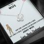 Love Knot Necklace For Army Wife