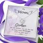 Love Knot Necklace For Mom Mom Godbyes Are Not Forever,Are Not The End, It Simply Means I'll Miss You Until We Meet Again Message Card With Mahogany Style Luxury Box