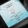 Mom - I'll Hold You In My Heart Untill I Can Hold You In Heaven - Love Knot Necklace
