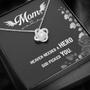 Mom Heaven Needed A Hero God Picked You - Love Knot Necklace