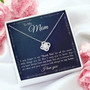 Mom, Thank You I Love You - Love Knot Necklace