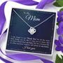 Mom, Thank You I Love You - Love Knot Necklace