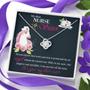 My Dear Nurse Sister - The Angel Is Not Invisible - Love Knot Necklace