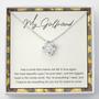 My Girlfriend Love Knot Necklace Message Card