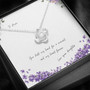 My Heart Forever Love Knot Necklace