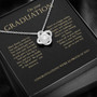 On Your Graduation - Congratulations -Love Knot Necklace