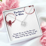 Partners In Wine Love Knot Necklace