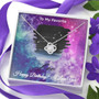 To My Favorite Leo Horoscope Constellation Birthday Love Knot Necklace For Her