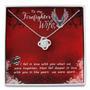 To My Firefighter Wife - Love Knot Necklace - Surprise Your Loved One With This Gorgeous Gift Today!